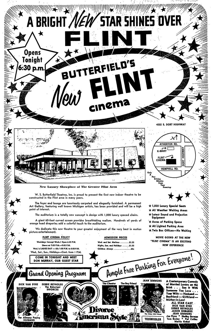 Flint Cinema - 1967 Article On Theater